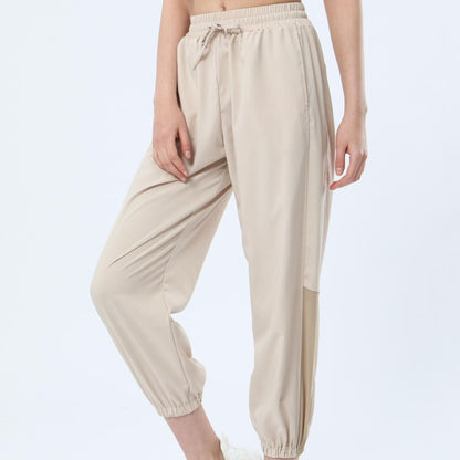 Mesh Panel Jogger Pants
