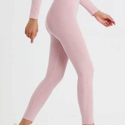 Ribbed Mid-Waist Workout Leggings