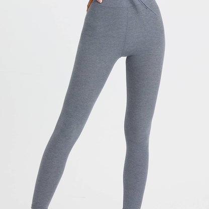 Ribbed Mid-Waist Workout Leggings