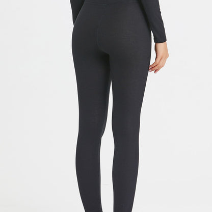 Ribbed Mid-Waist Workout Leggings