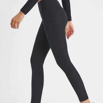 Ribbed Mid-Waist Workout Leggings