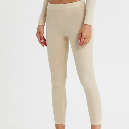 Ribbed Mid-Waist Workout Leggings