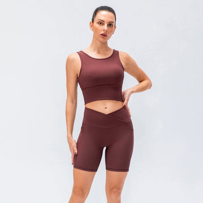 Ribbed Reversible Crop Tank Top