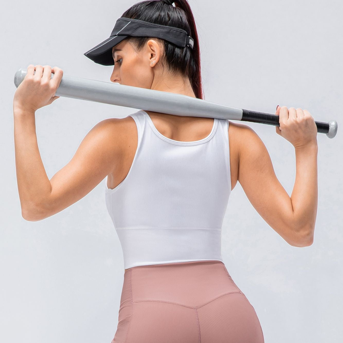 Ribbed Reversible Crop Tank Top