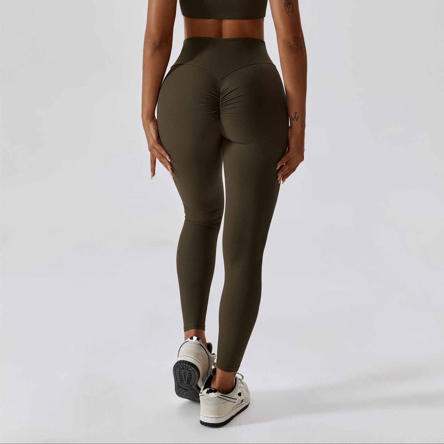 Ribbed Scrunch Butt Leggings