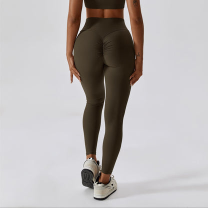 Ribbed Scrunch Butt Leggings