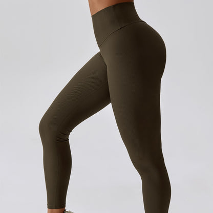 Ribbed Scrunch Butt Leggings