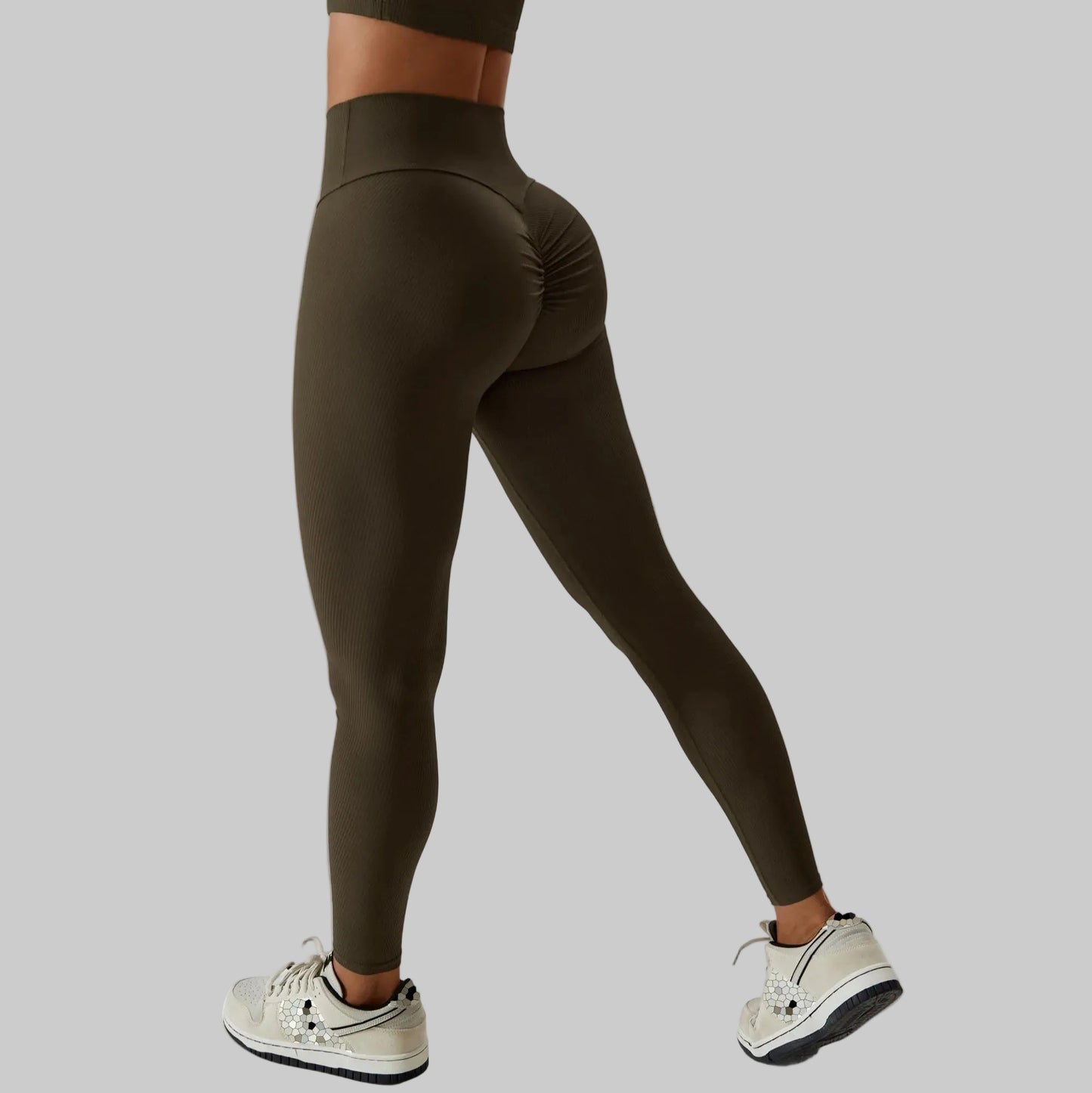 Ribbed Scrunch Butt Leggings