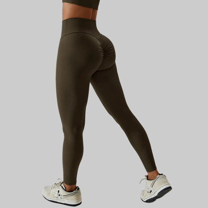 Ribbed Scrunch Butt Leggings