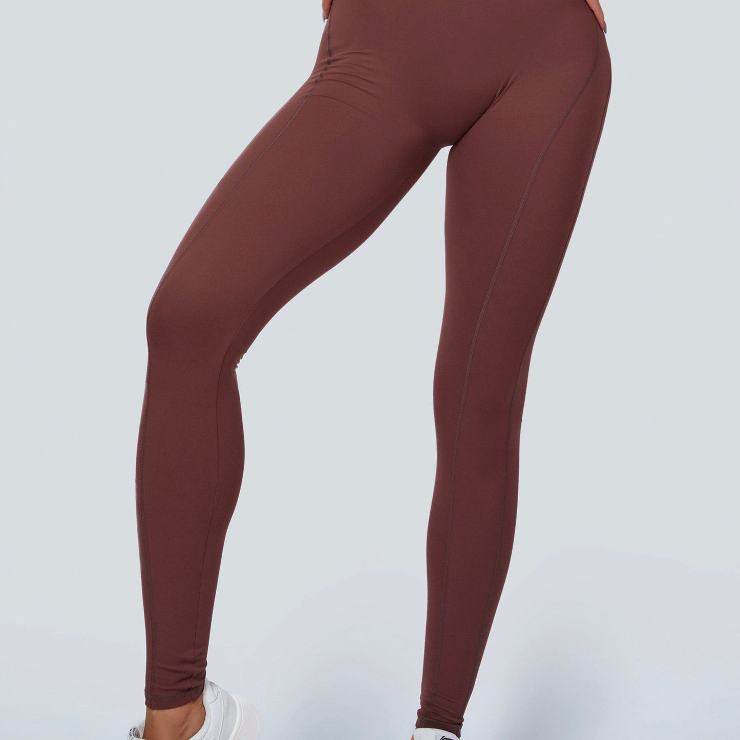 Sleeveless Half-Zip Scrunch Butt Active Jumpsuits