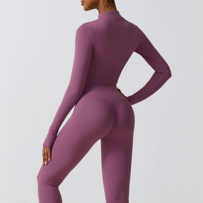 SprintCrop Elite Long Sleeve Jacket