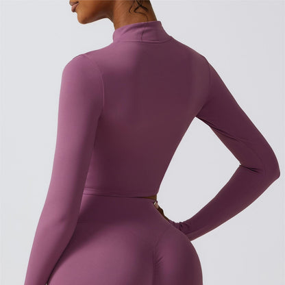 SprintCrop Elite Long Sleeve Jacket