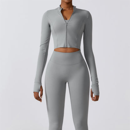 SprintCrop Elite Long Sleeve Jacket