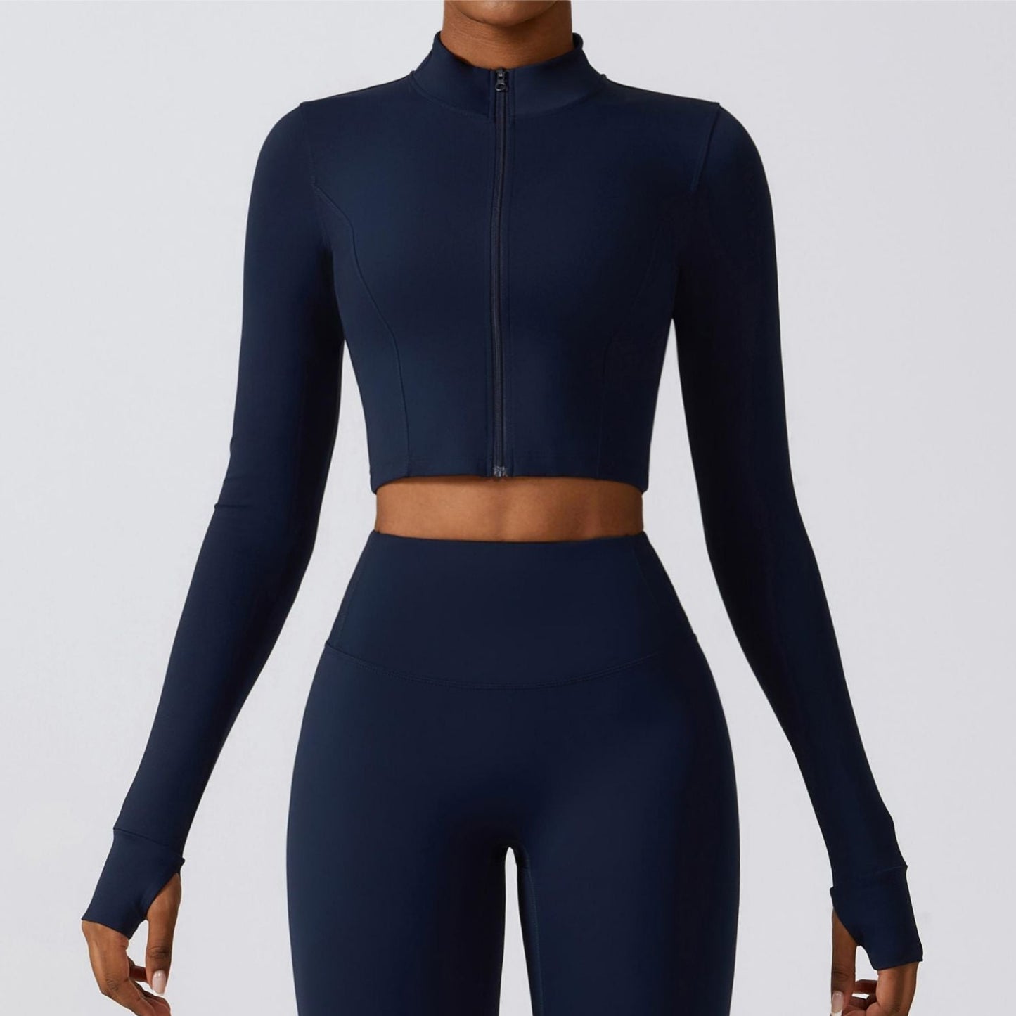 SprintCrop Elite Long Sleeve Jacket