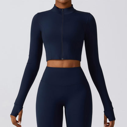 SprintCrop Elite Long Sleeve Jacket