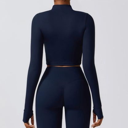 SprintCrop Elite Long Sleeve Jacket