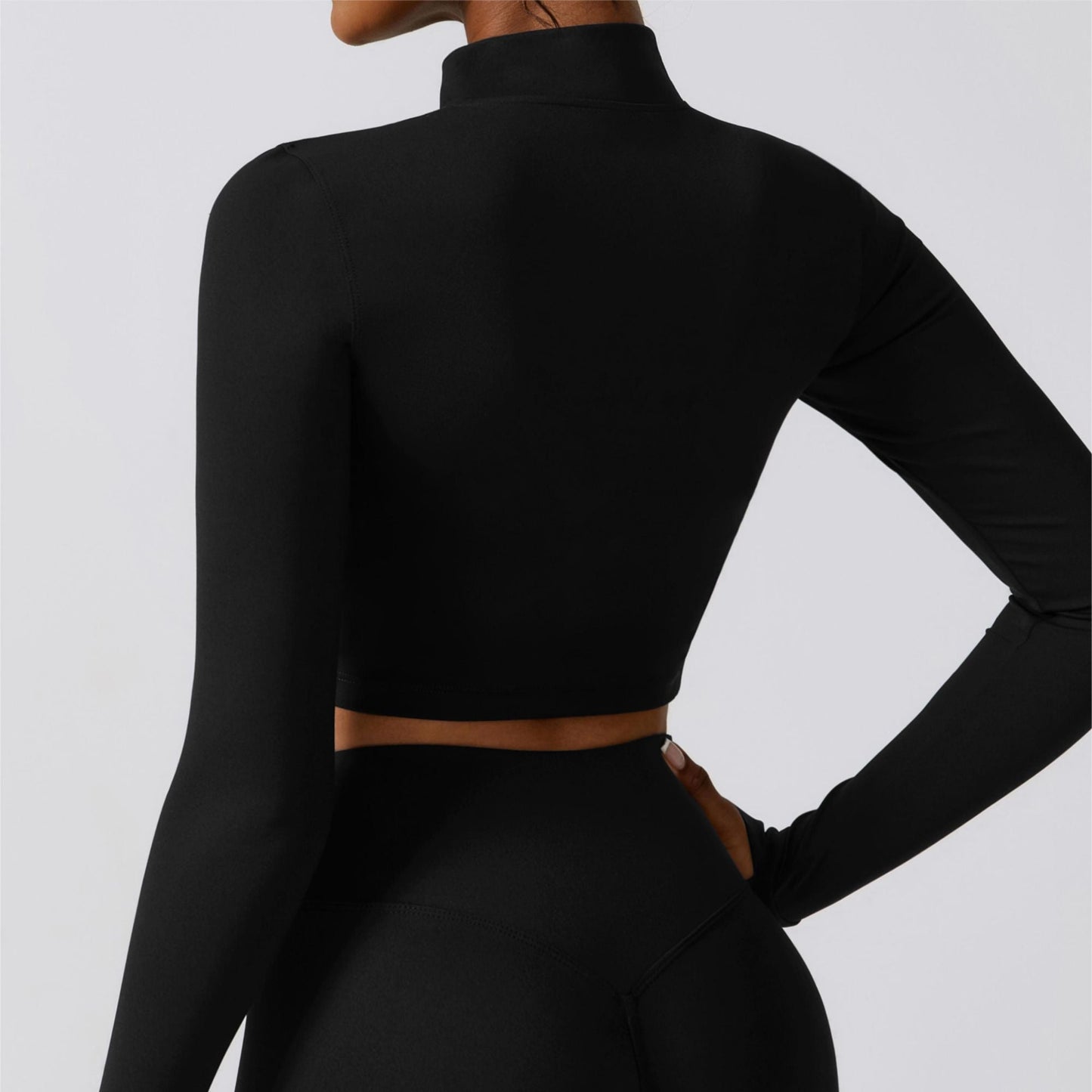 SprintCrop Elite Long Sleeve Jacket