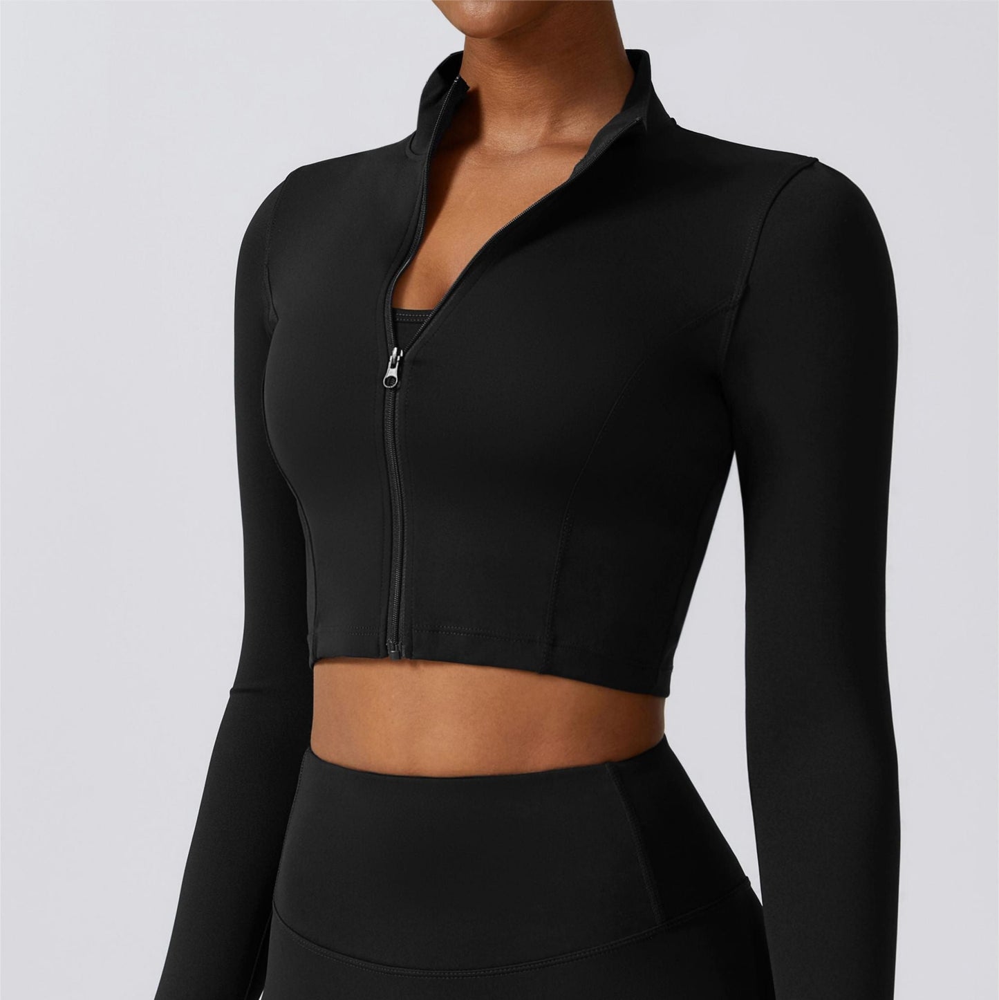 SprintCrop Elite Long Sleeve Jacket
