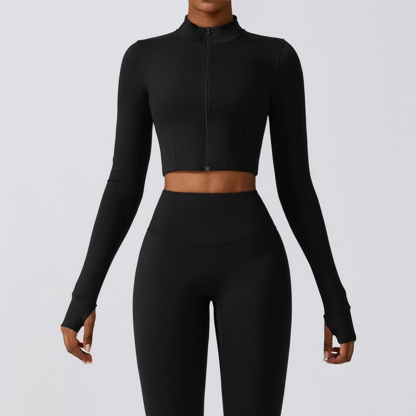 SprintCrop Elite Long Sleeve Jacket