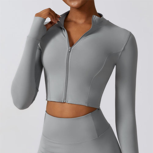 SprintCrop Elite Long Sleeve Jacket
