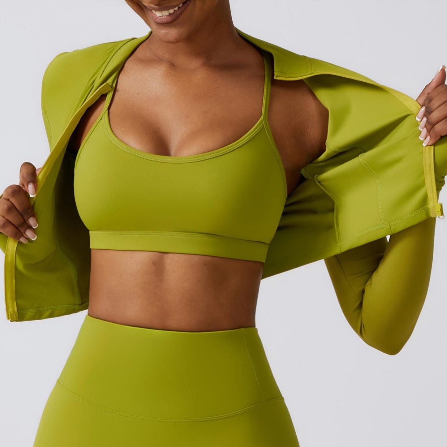 SprintCrop Elite Long Sleeve Jacket