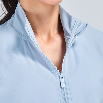 Full-Zip Cropped Track Jacket