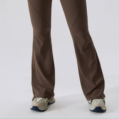 Scoop Neckline Flare Jumpsuit