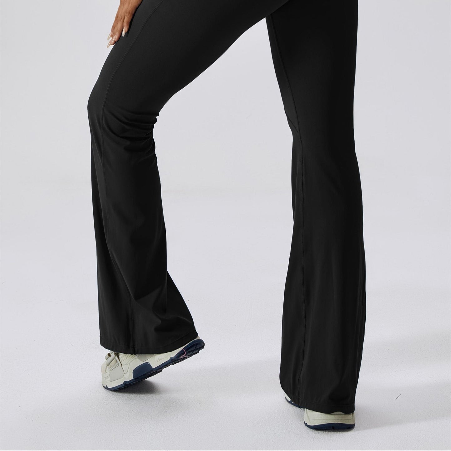 Scoop Neckline Flare Jumpsuit