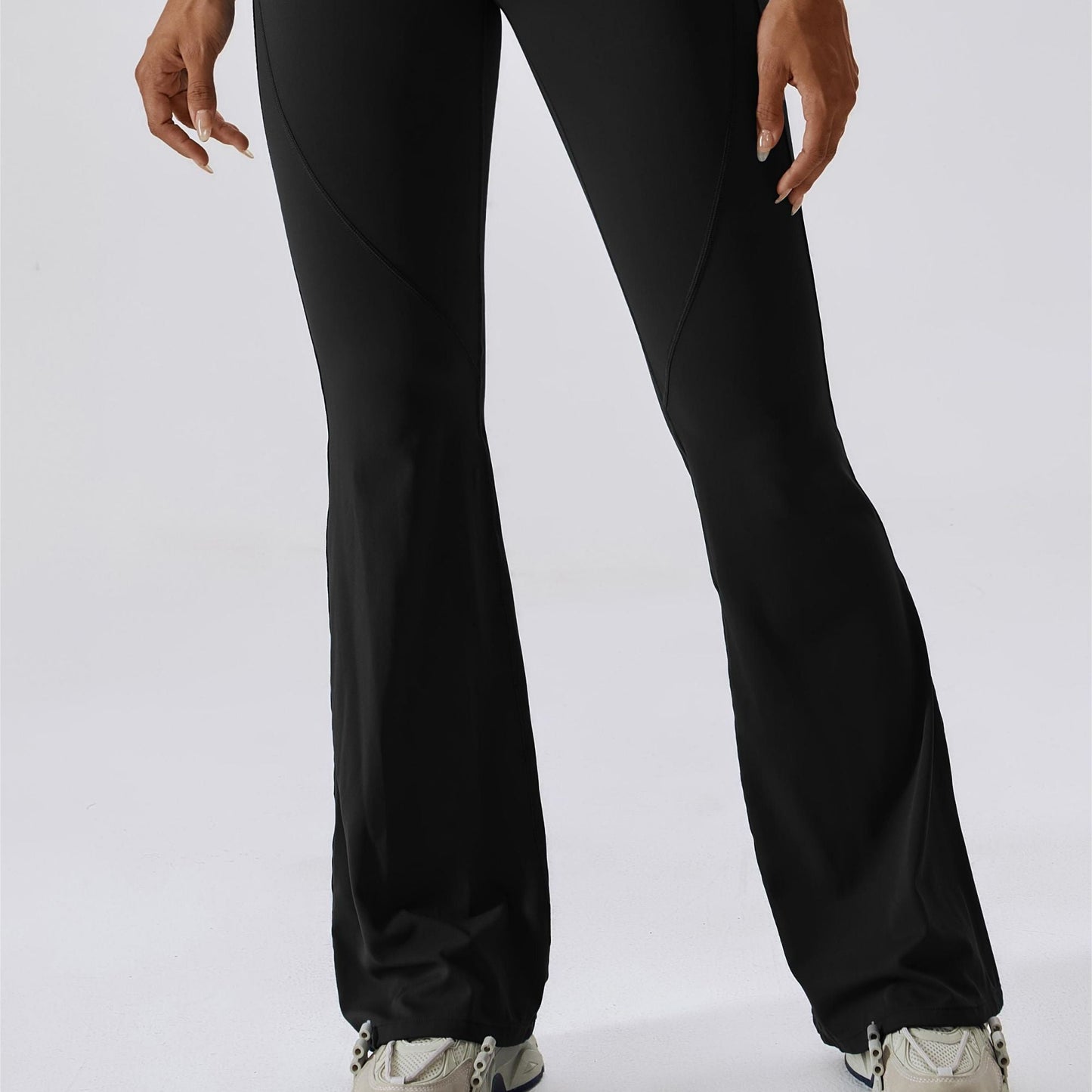 Scoop Neckline Flare Jumpsuit