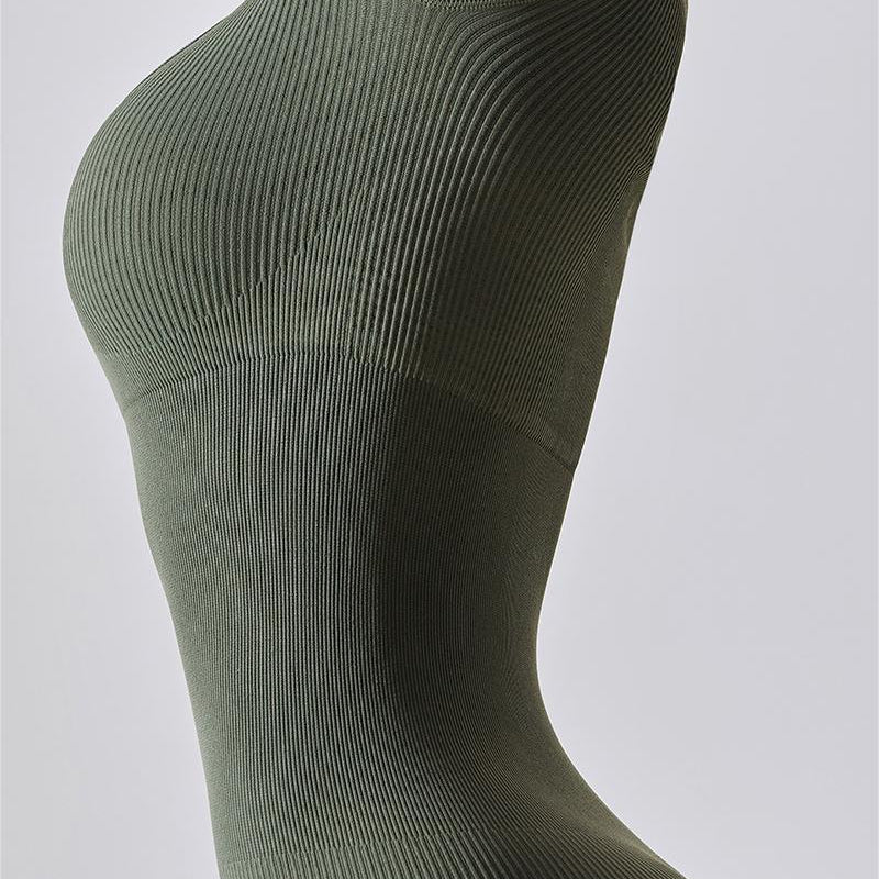 Fitted Seamless Long Sleeve Jumpsuits